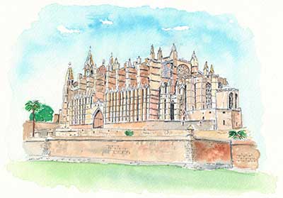 Kathedrale-Aquarell Kathedrale-Aquarell